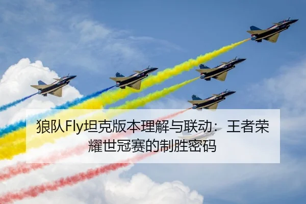 狼队Fly坦克版本理解与联动：王者荣耀世冠赛的制胜密码